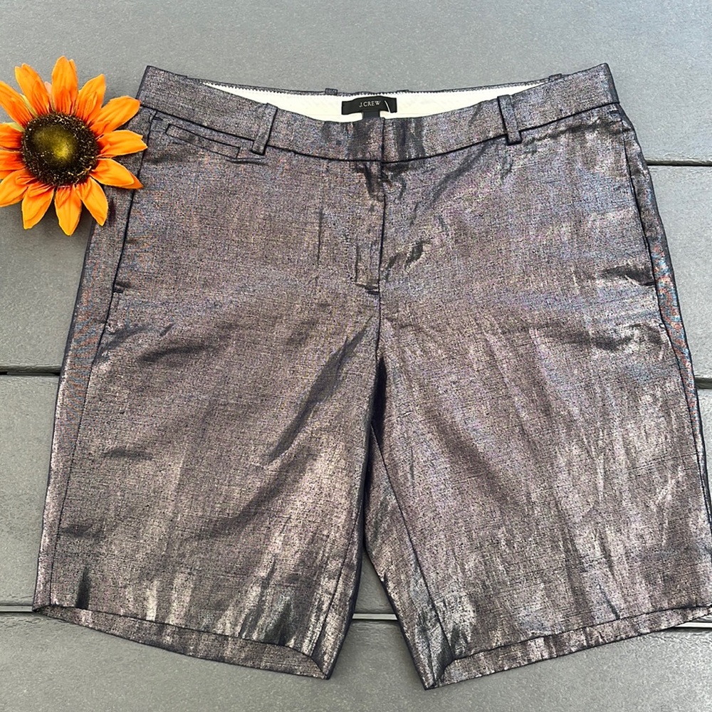 J. Crew gunmetal shorts sz 4